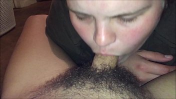 Young sister sneaks a blowjob and swallows cum while in her brother bed