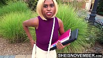 Erect Dark Brown Nipples And Giant Areolas Exposed On Busty In Public On Her Campus In Slow Motion , Standing Tight Shirt Up Holding Very Huge Natural Breasts Then Pull Shorts Down Her Thighs To Flash Her Soft Ebony Booty Sheisnovember
