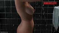 Paulina Gaitan showers in Diablo Guardian on DobriDelovi.com